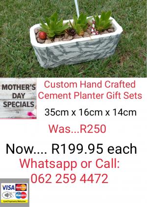 Custom hand crafted planter