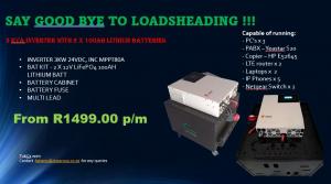 Inverters on monthly payment