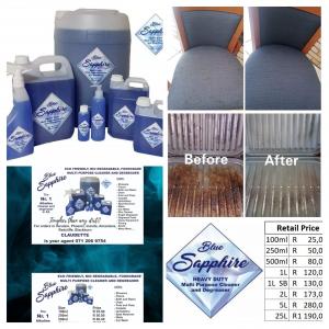 5 litre BLUE SAPPHIRE HEAVY DUTY CLEANER