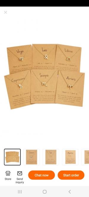 zodiac Necklaces