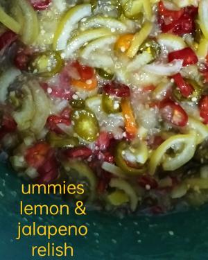 lemon & jalapeno relish