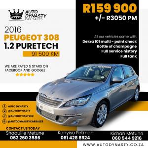 2016 Peugeot 308 1.2 PureTech