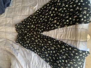 flare floral pants
