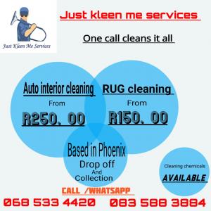 Auto interior cleaning