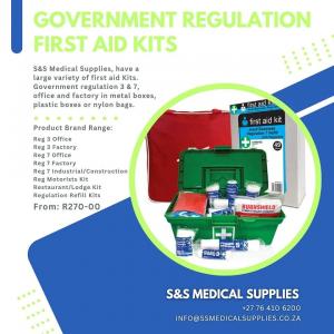 Government regulation first aid kits