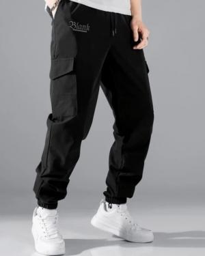 Blank Clothing black cargo pant