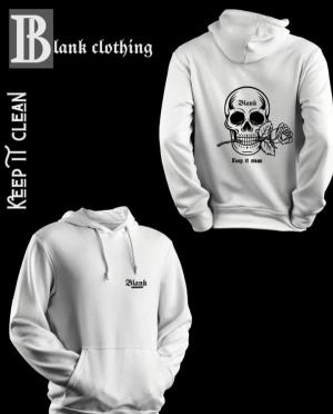 Blank Clothing skull kangaroo hoodie