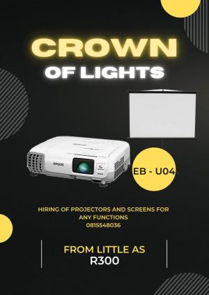 Projector and Screen hire