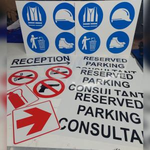 190x190 Safety Sign Board