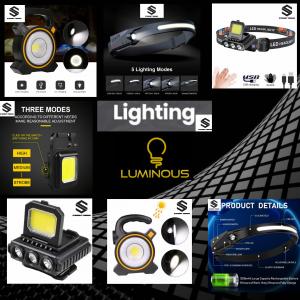 Solar/Usb rechargeable lights