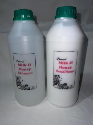 1L milk & honey shampoo and conditioner
