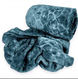 Rainbow fleece blanket