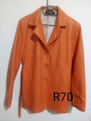 synthetic leather coat
