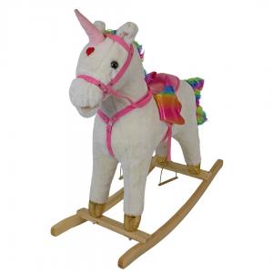 Second Hand Ride On Unicorn Plush Rocking Horse