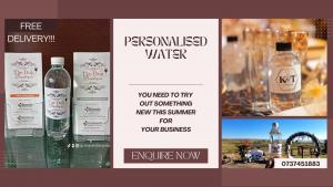 Personalised bottled water