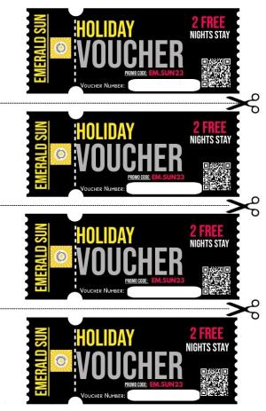 Emerald Sun Holiday Voucher