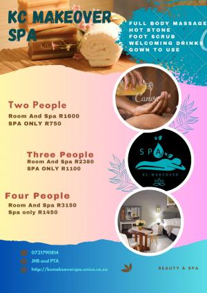 1 Night stay and spa for 2