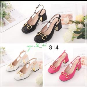 mid heel women sandal