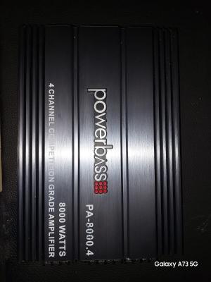 Powerbass 8000w 4 Chanel car amplifier