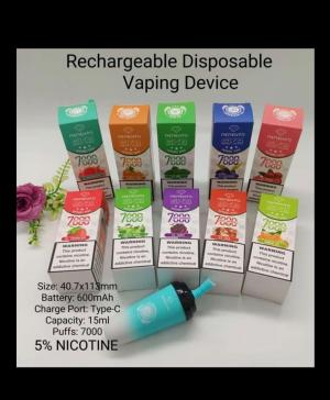 rechargeable disposable vaping device