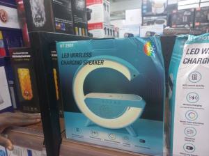 led wireless charging speaker