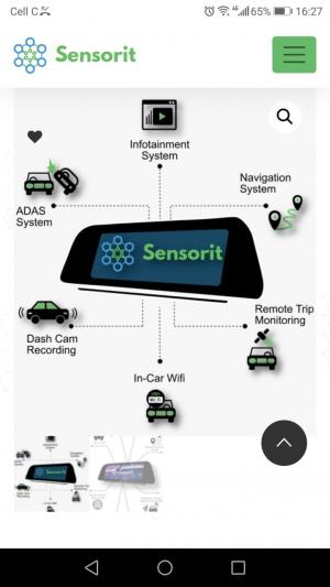 Sensorit Smart Rear-view Mirror