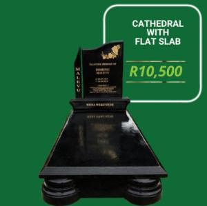 Cathedral with Flat Slab Tombstone