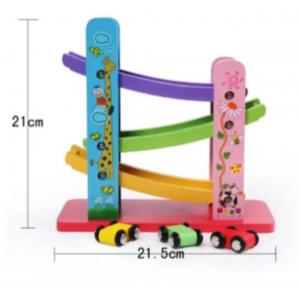 WOODEN RACING CAR SLIDE