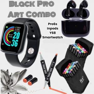 *BLACK & WHITE PRO ART COMBOS*