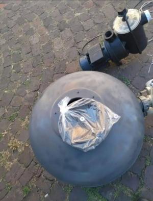 Refurbished swimming pool sand filters and pumps