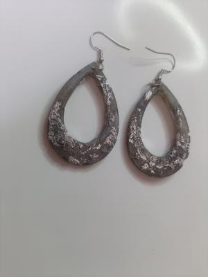 silver hoop earrings