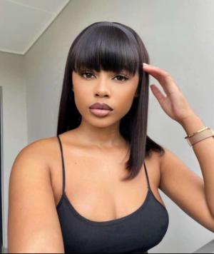 Brazilian Fringe glueless wig.