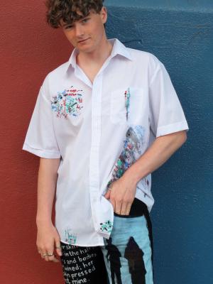 Splatter Style Men's Shirt