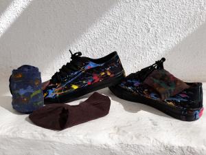 Urban Splatter Unisex Sneakers