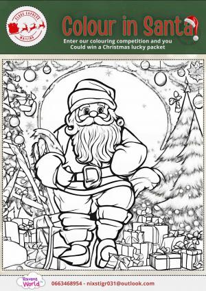 Colour in Santa