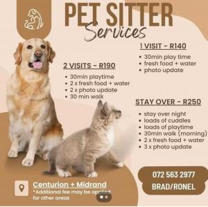 House and petting sitting