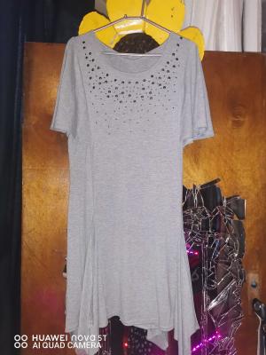 Ladies casual short dress large 