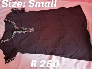 Various items with prices