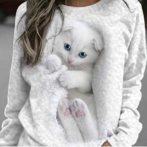 Ladies 3D Sweat shirt