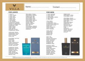 Victorious Fragrances Villa the 2nd