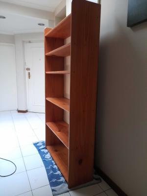 Bookshelf wooden pine