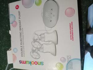 Electric double breast pump