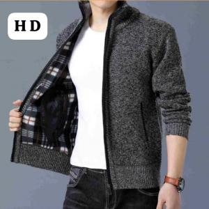 Men's open front jersey