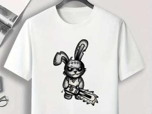 Animated printed bunny T shirt