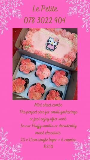 custom cakes and dessert boxes