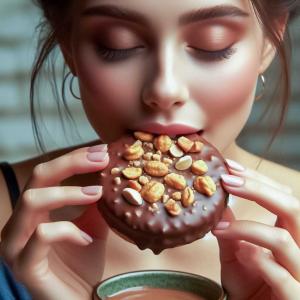 Choc fridge cake biscuit