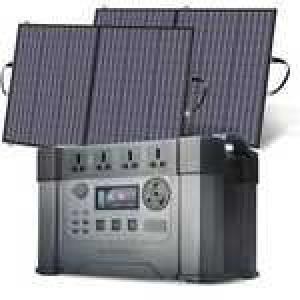 2000W/1500WH ALLPOWER PORTABLE POWER STATION WITH PANELS