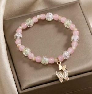 Butterfly charm bracelet