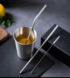 3pc metal straws