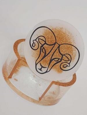 Zodiac Coaster Set with Holder